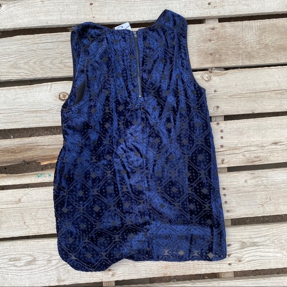 NWat DanielRainn women regular blue/black Top M - Picture 4 of 5